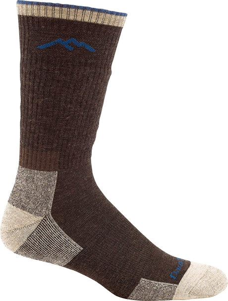 Men's Darn Tough Hiker Boot Midweight with Cushion Sock in Chocolate