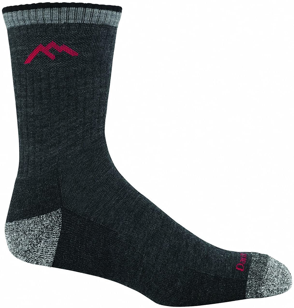 Men's Darn Tough Hiker Micro Crew Midweight with Cushion Sock in Black