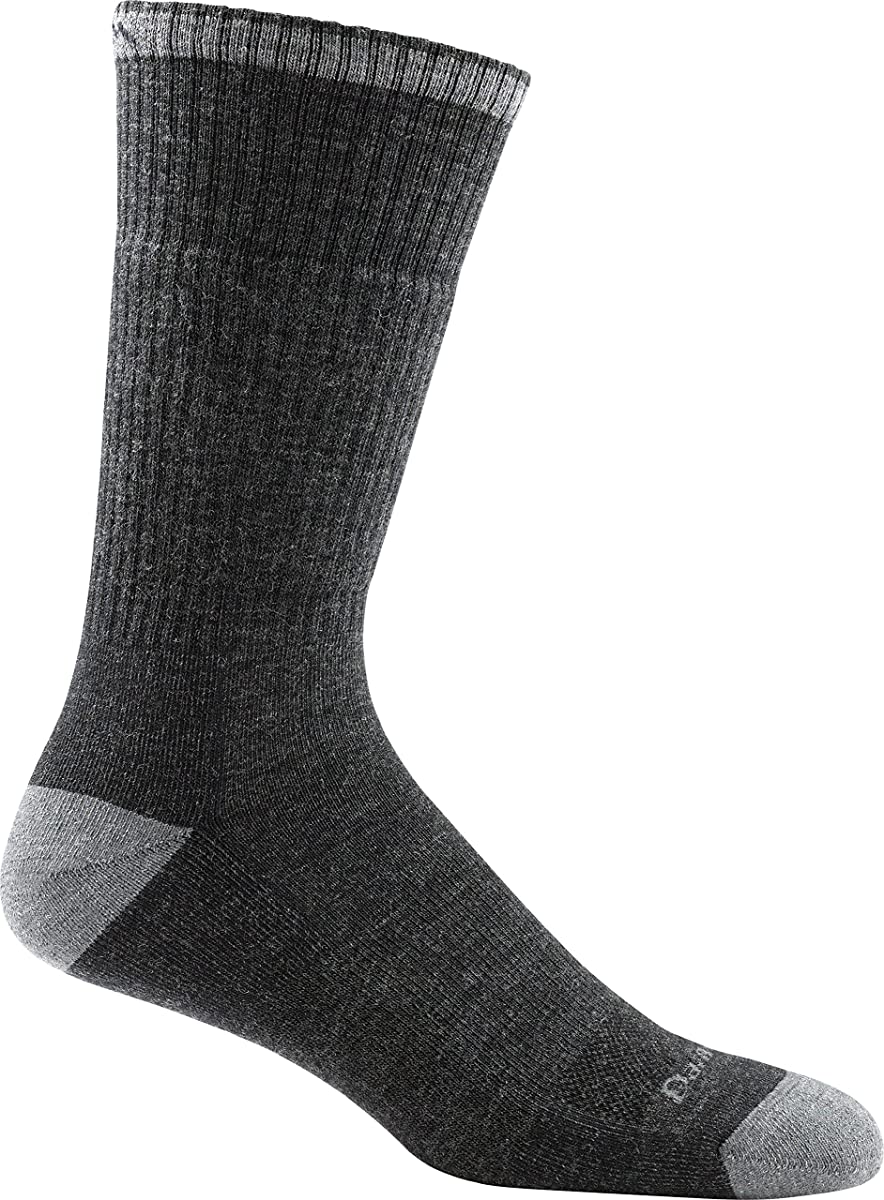 Men's Darn Tough John Henry Boot Cushion Sock  in Gravel from the side view