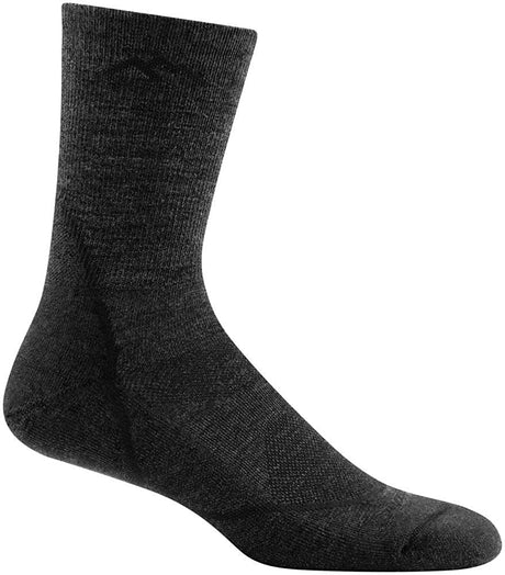 Men's Darn Tough Light Hiker Micro Crew Lightweight with Cushion Sock in Black