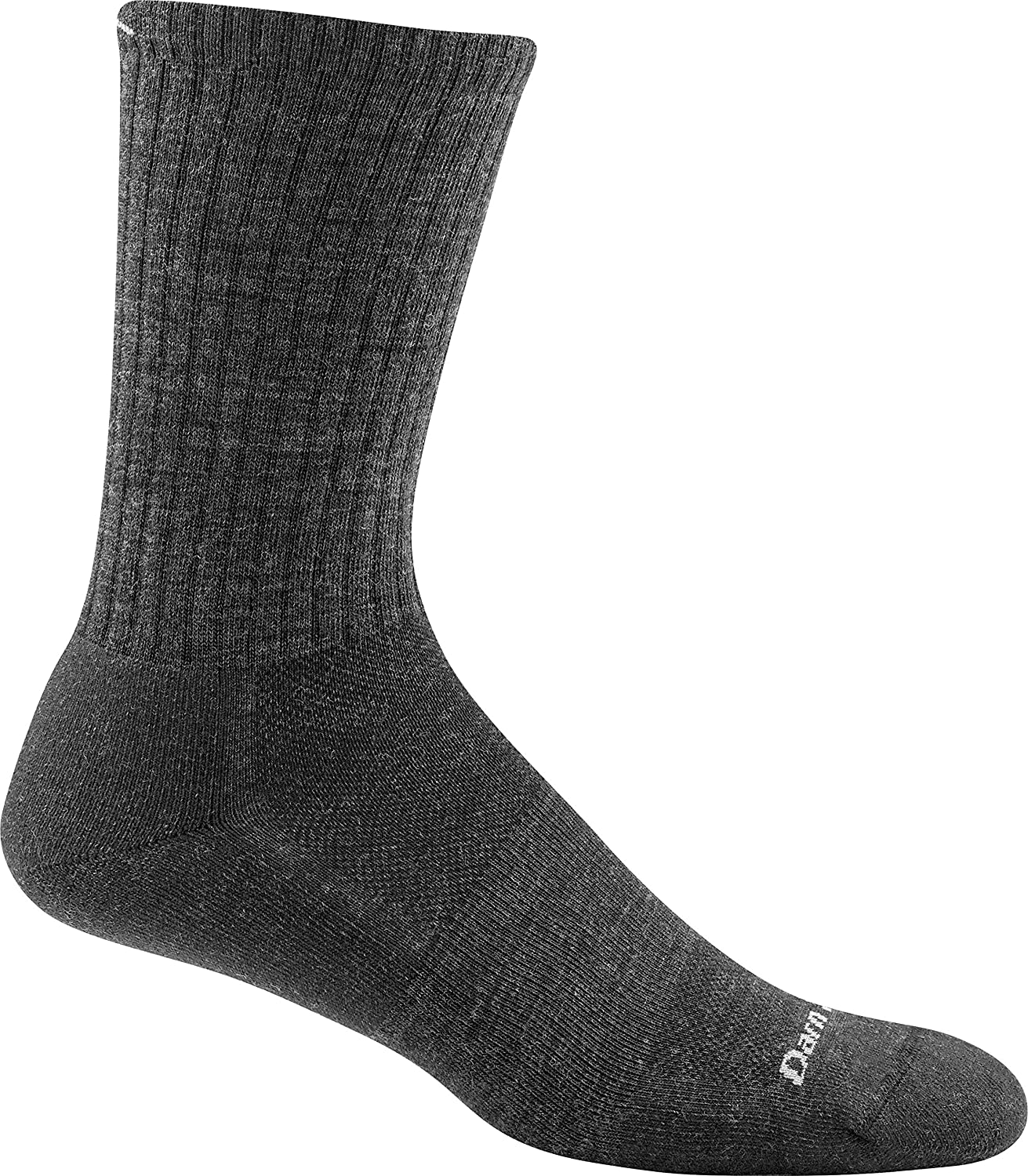 Men's Darn Tough Standard Crew Lightweight Sock in Charcoal