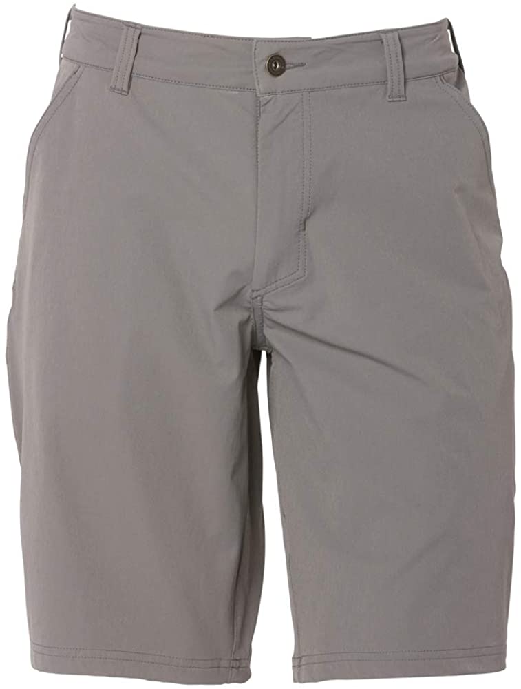 Men's Grundéns 11" Gaff Short in Charcoal from the front