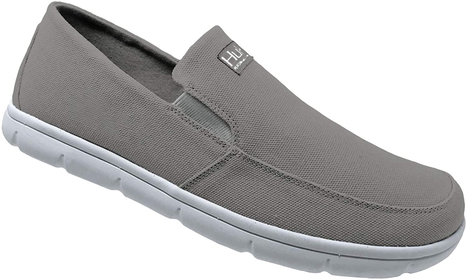 Boat Shoes Mens Huk Shoes Men's Huk Brewster Solid Slip-On Shoe