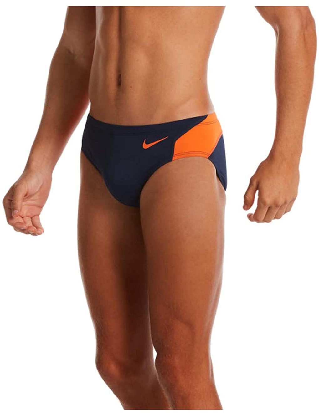 Men's Nike Swim Vex Brief in Team Orange