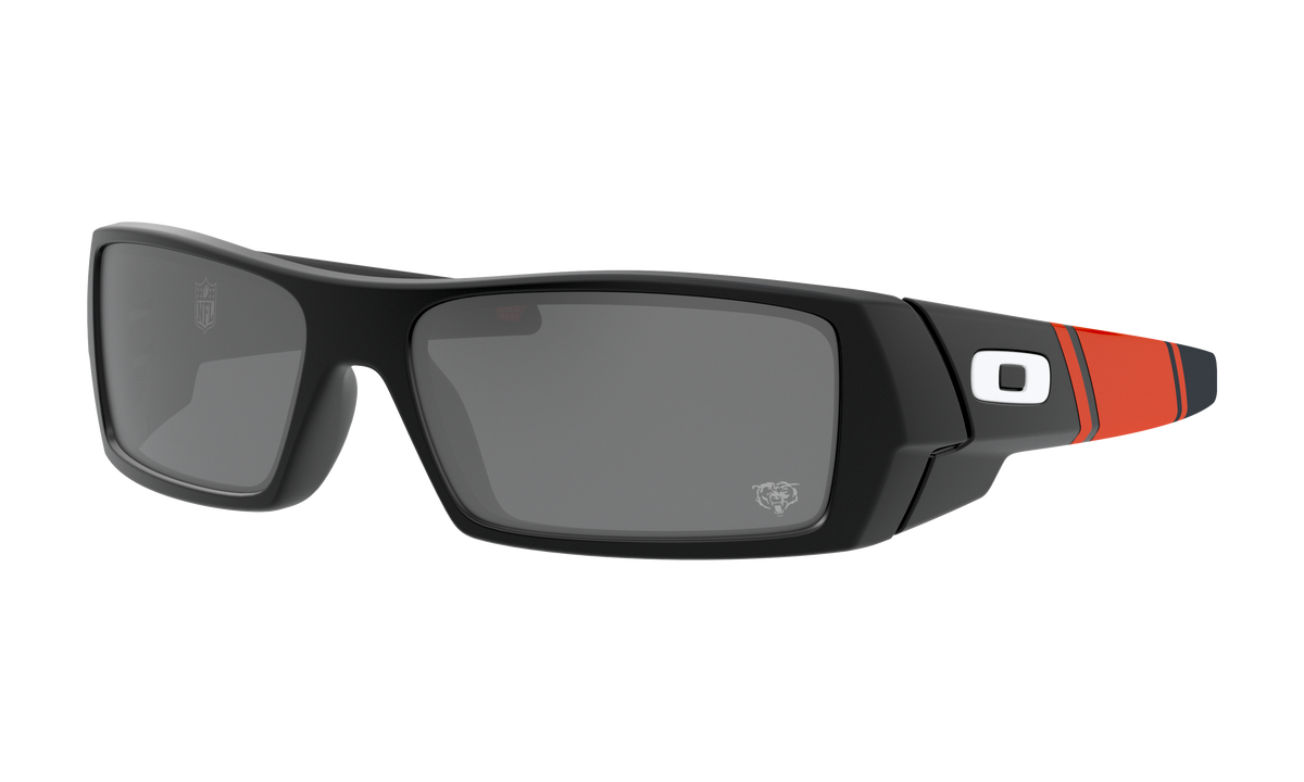 Men's Oakley Chicago Bears Gascan Sunglasses in Matte Black Prizm Black 