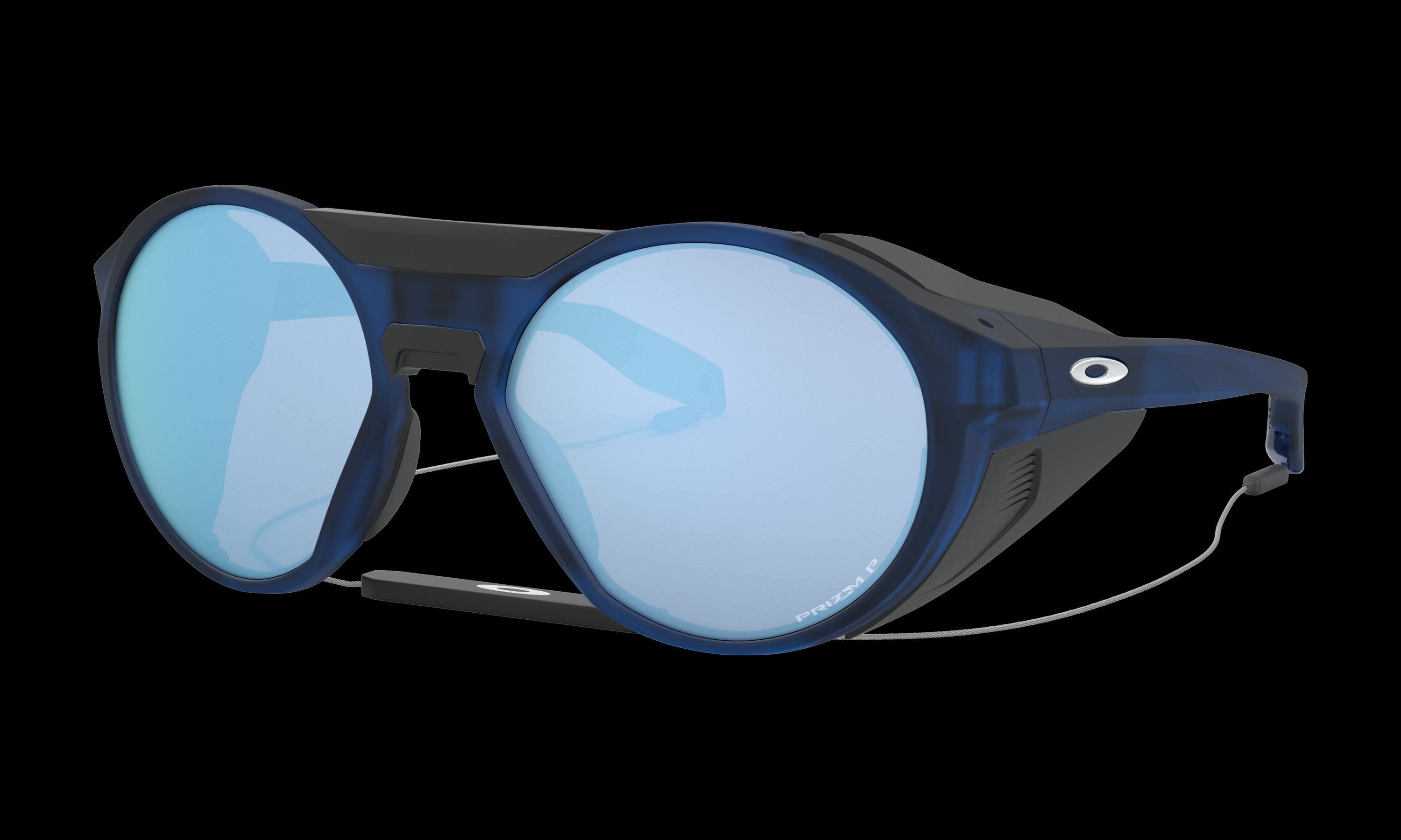 Men's Oakley Clifden Sunglasses in Matte Translucent Blue Prizm Deep Water Polarized 