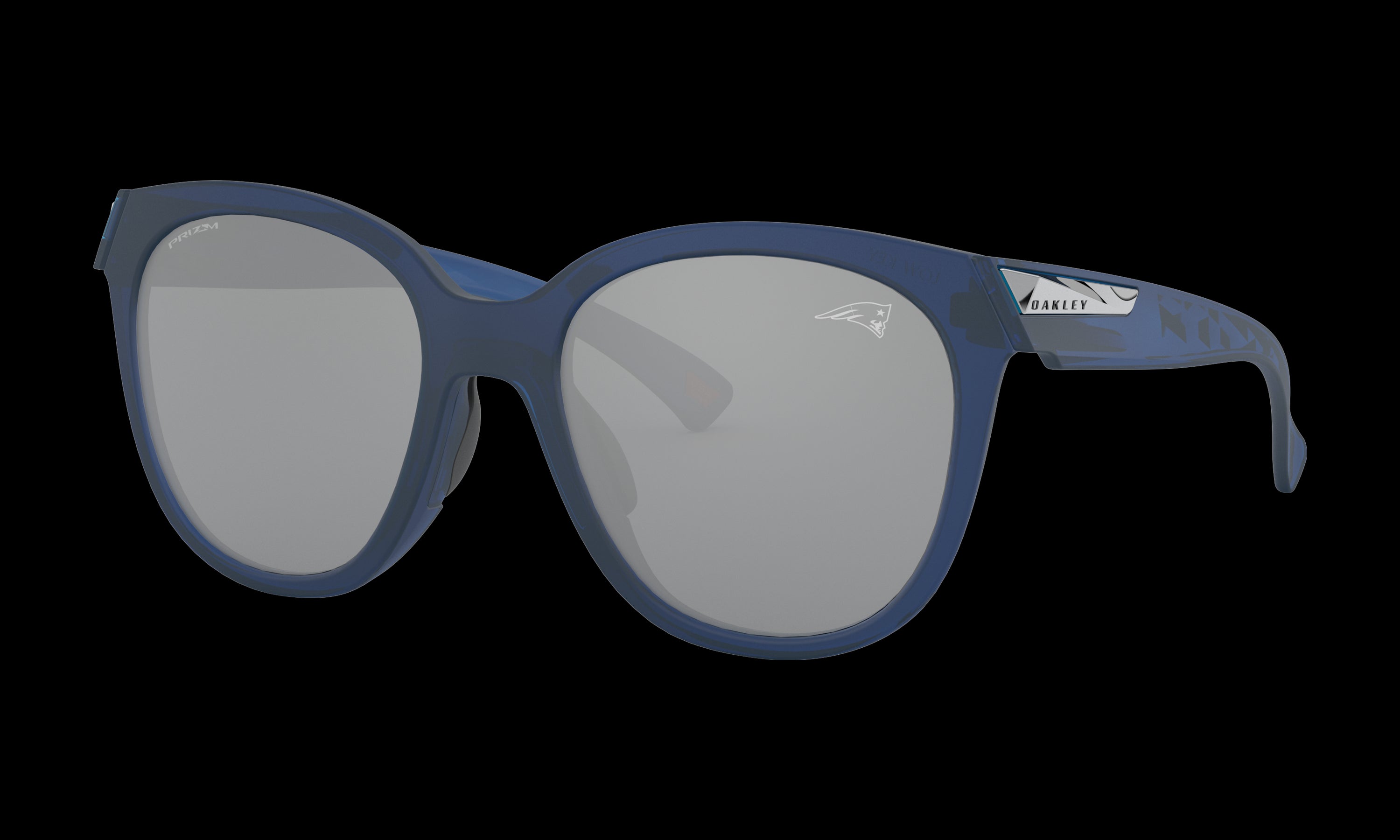 Men's Oakley Dallas Cowboys Low Key Sunglasses in Matte Translucent Blue Prizm Black 