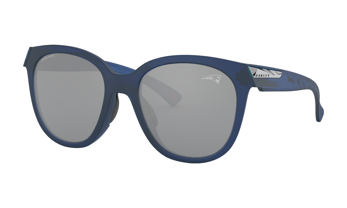 Men's Oakley Dallas Cowboys Low Key Sunglasses in Matte Translucent Blue Prizm Black 