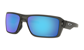 Men's Oakley Double Edge Sunglasses in Grey Smoke Prizm Sapphire Polarized 