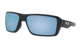 Men's Oakley Double Edge Sunglasses in Matte Black Prizm Deep Water Polarized 