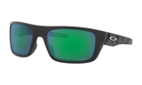 Men's Oakley Drop Point Sunglasses in Matte Black Prizm atic Prizm Jade Polarized