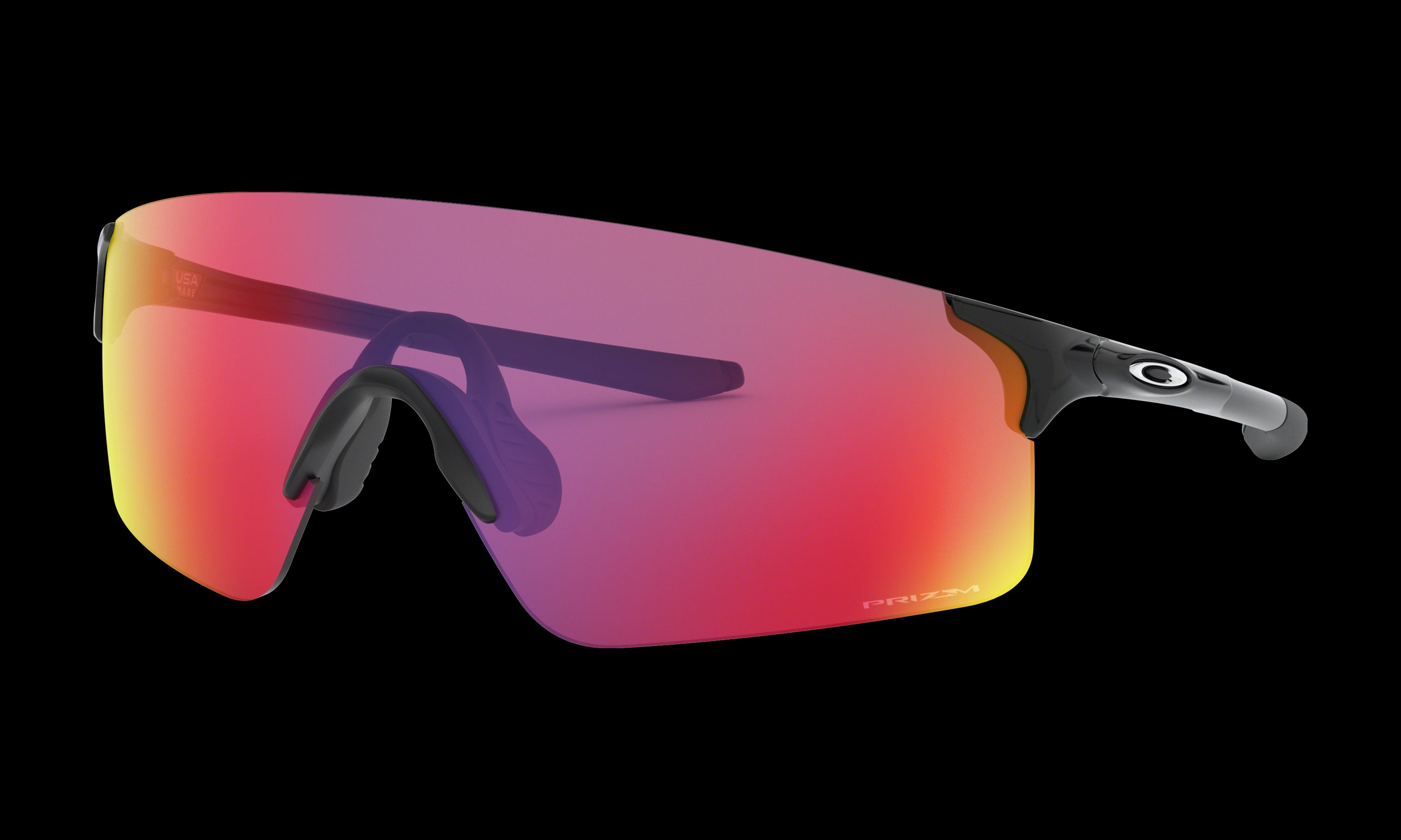 Men's Oakley Evzero Blades (Asia Fit) Sunglasses in Polished Black Prizm Road