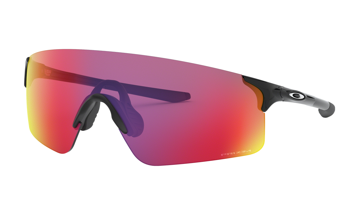Men's Oakley Evzero Blades (Asia Fit) Sunglasses in Polished Black Prizm Road