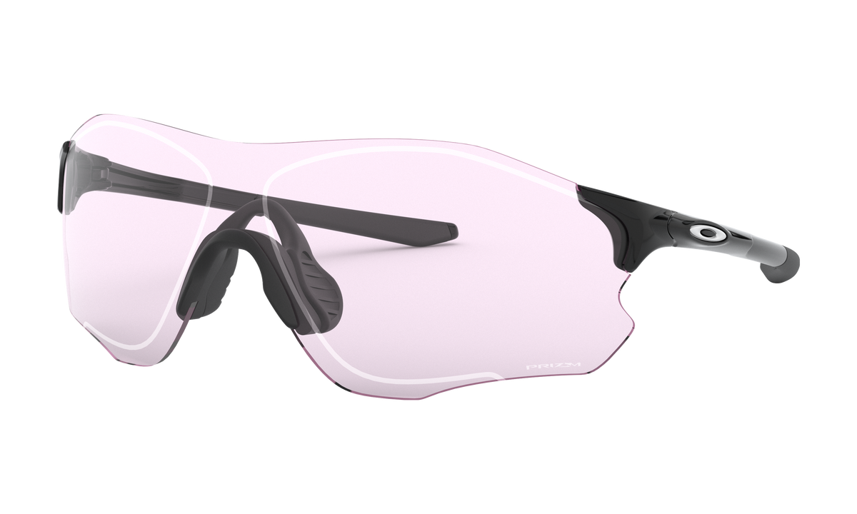 Men's Oakley Evzero Path (Asia Fit) Sunglasses in Polished Black Prizm Low Light