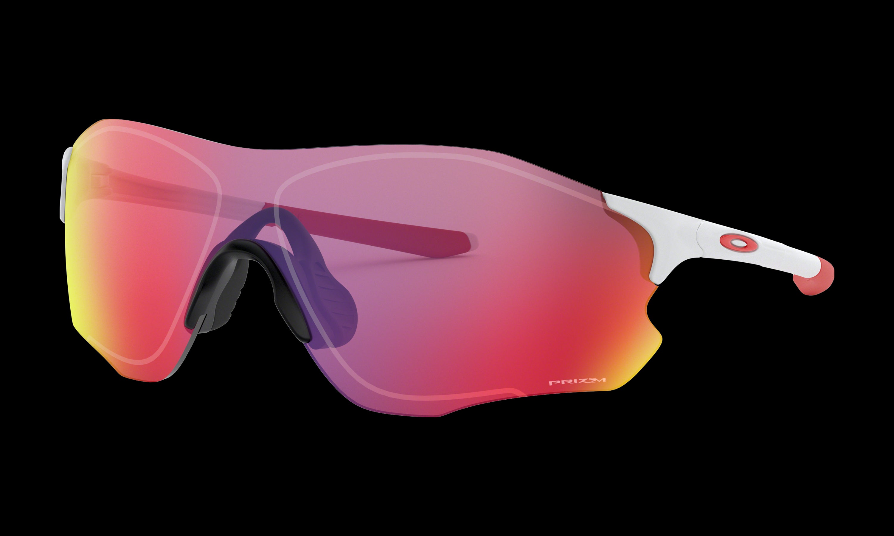 Men's Oakley Evzero Path (Asia Fit) Sunglasses in Polished White Prizm Road