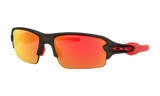 Men's Oakley Flak 2.0 (Asia Fit) Sunglasses in Grey Smoke Prizm Ruby
