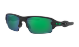 Men's Oakley Flak 2.0 (Asia Fit) Sunglasses in Matte Black Prizm Jade Polarized 