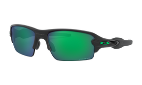 Men's Oakley Flak 2.0 (Asia Fit) Sunglasses in Matte Black Prizm Jade Polarized 