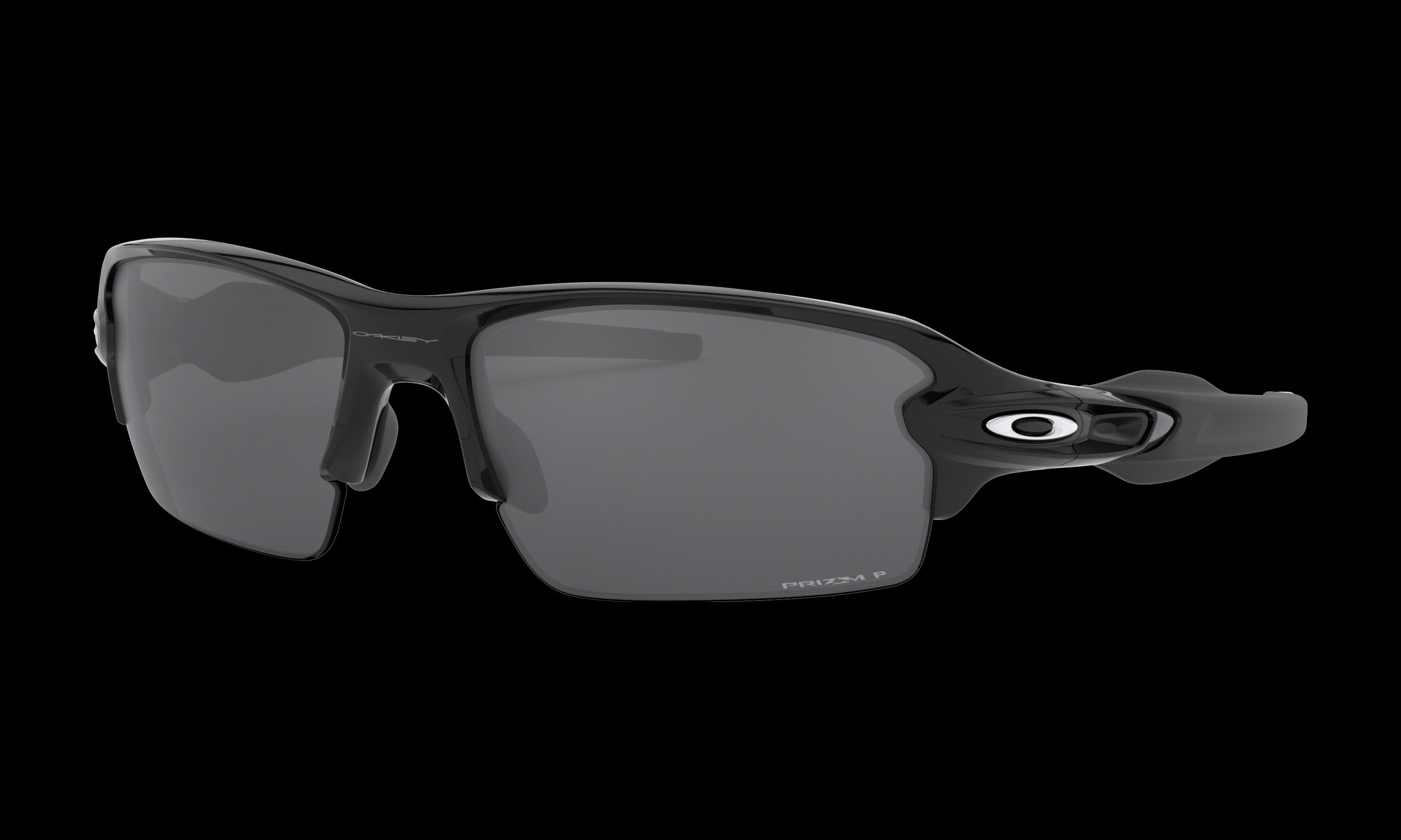 Men's Oakley Flak 2.0 (Asia Fit) Sunglasses in Polished Black Prizm Black Polarized 