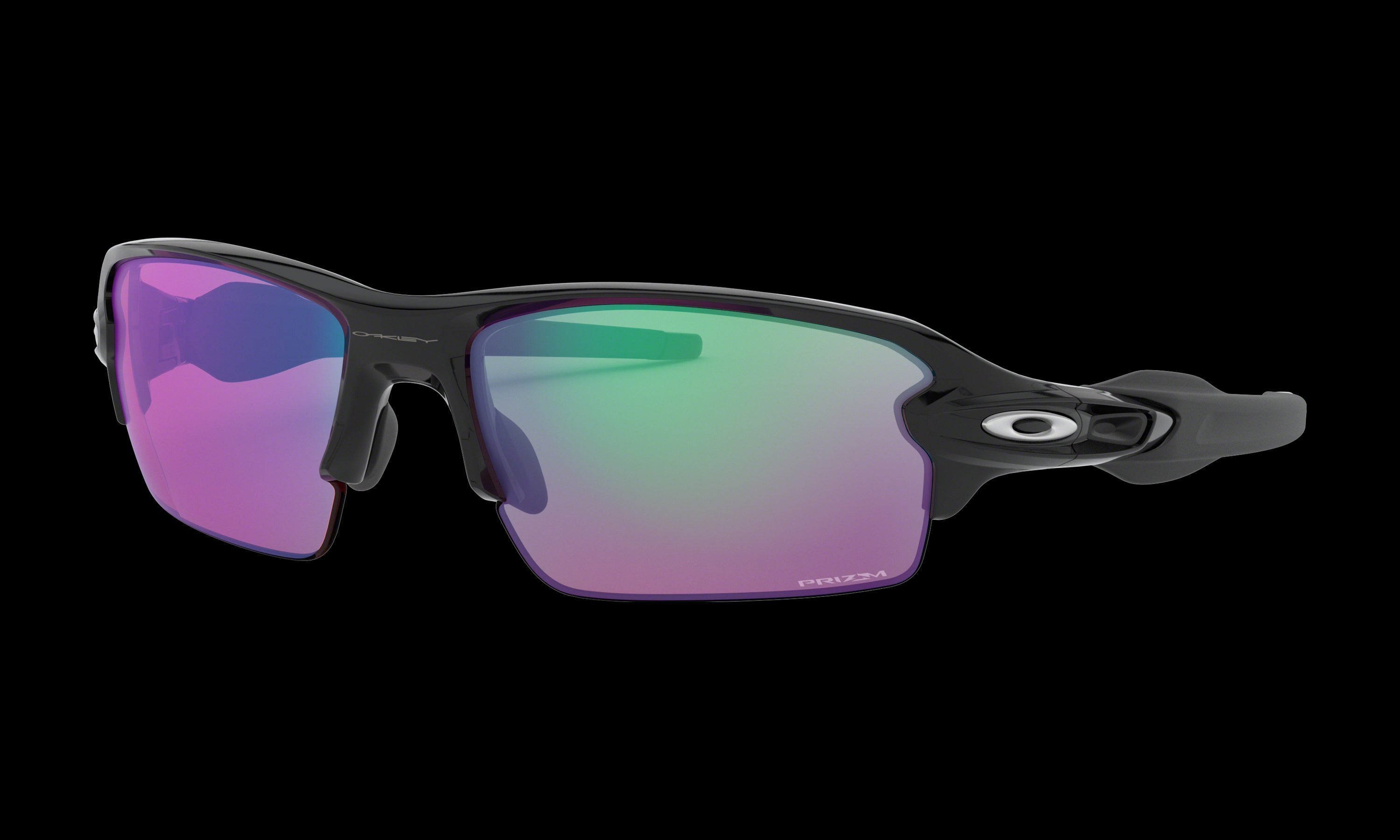 Men's Oakley Flak 2.0 (Asia Fit) Sunglasses in Polished Black Prizm Golf