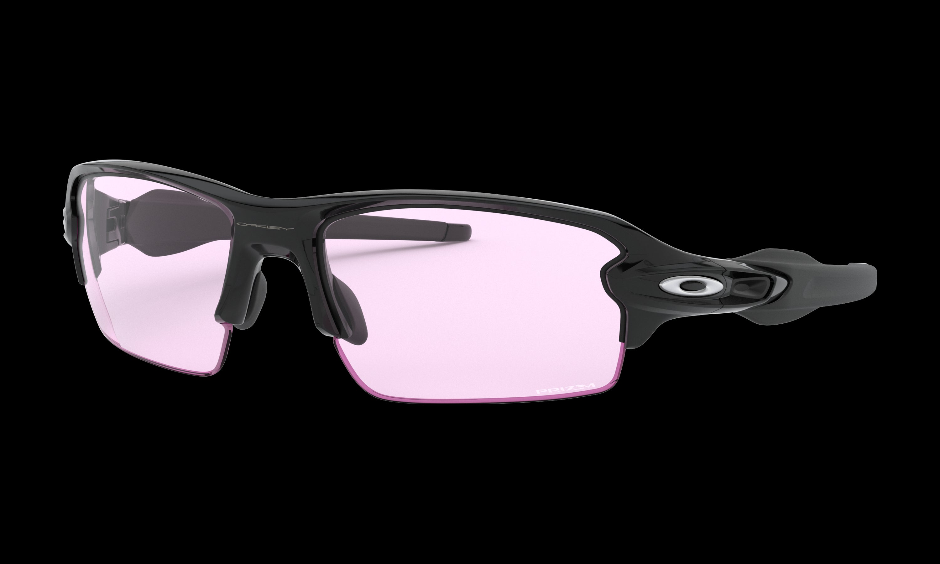 Men's Oakley Flak 2.0 (Asia Fit) Sunglasses in Polished Black Prizm Low Light