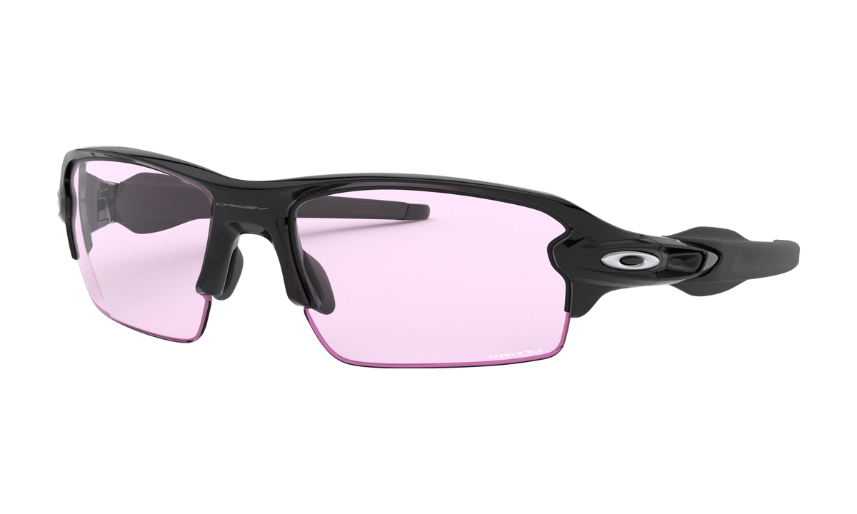 Men's Oakley Flak 2.0 (Asia Fit) Sunglasses in Polished Black Prizm Low Light