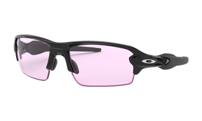 Men's Oakley Flak 2.0 (Asia Fit) Sunglasses in Polished Black Prizm Low Light