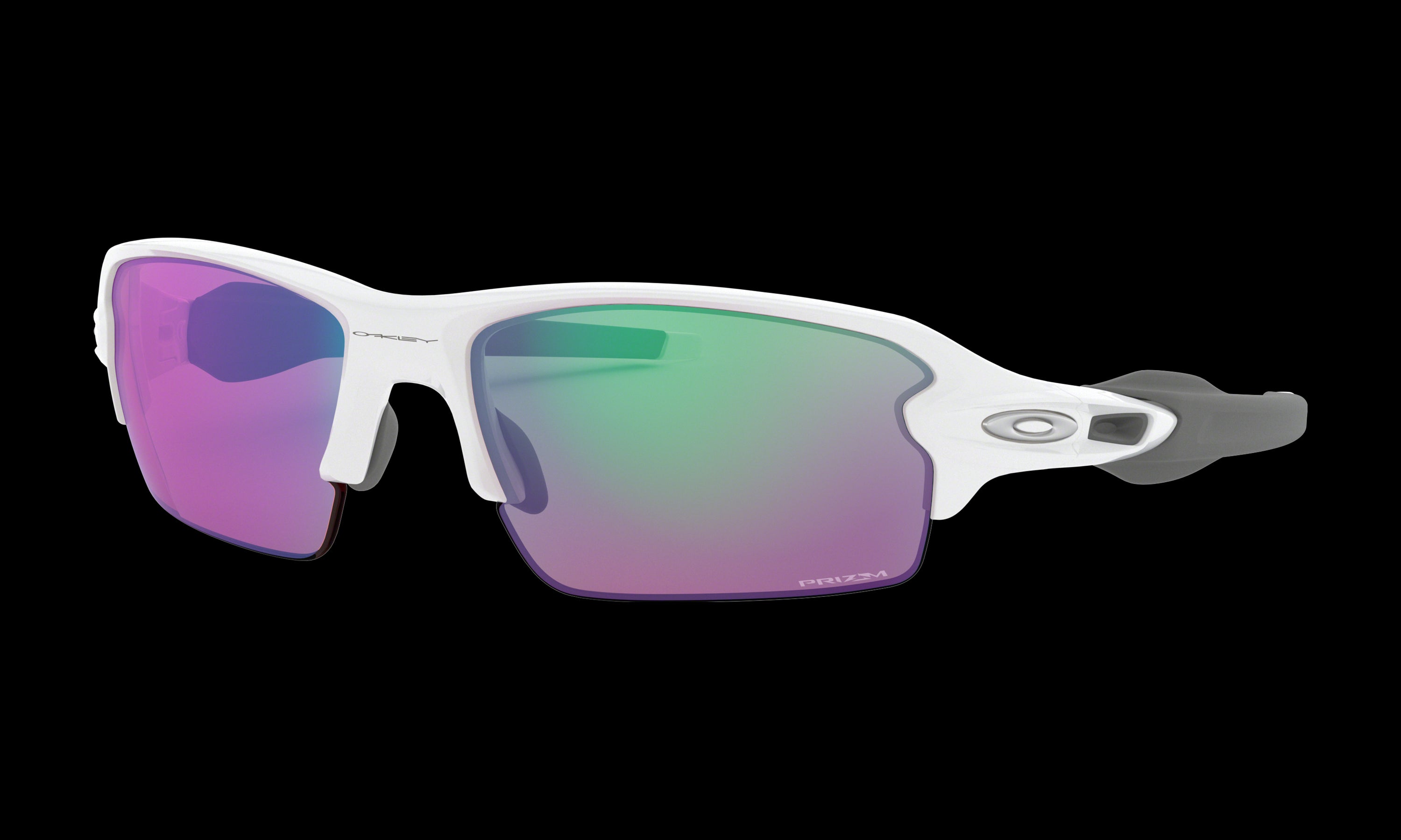 Men's Oakley Flak 2.0 (Asia Fit) Sunglasses in Polished White Prizm Golf