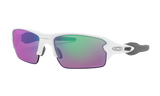 Men's Oakley Flak 2.0 (Asia Fit) Sunglasses in Polished White Prizm Golf
