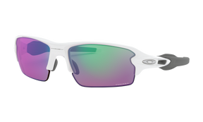 Men's Oakley Flak 2.0 (Asia Fit) Sunglasses in Polished White Prizm Golf