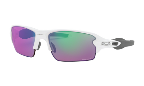 Men's Oakley Flak 2.0 (Asia Fit) Sunglasses in Polished White Prizm Golf