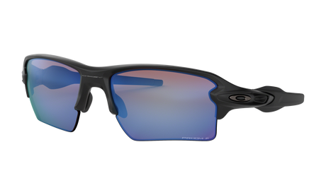 Men's Oakley Flak 2.0 XL Sunglasses in Matte Black Prizm Deep Water Polarized