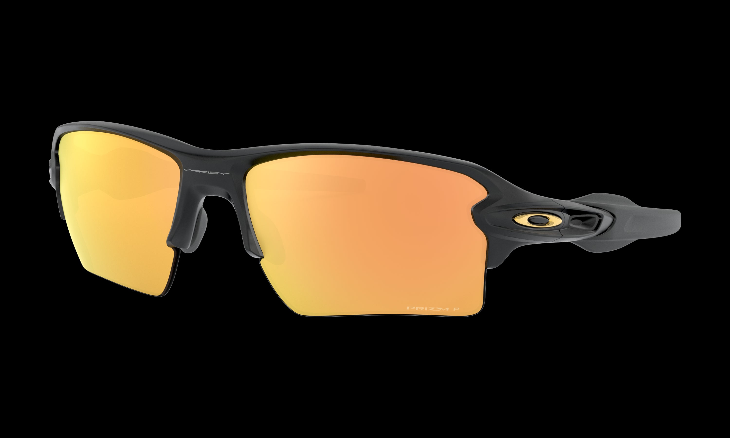 Men's Oakley Flak 2.0 XL Sunglasses in Matte Black Prizm Rose Gold Polarized 