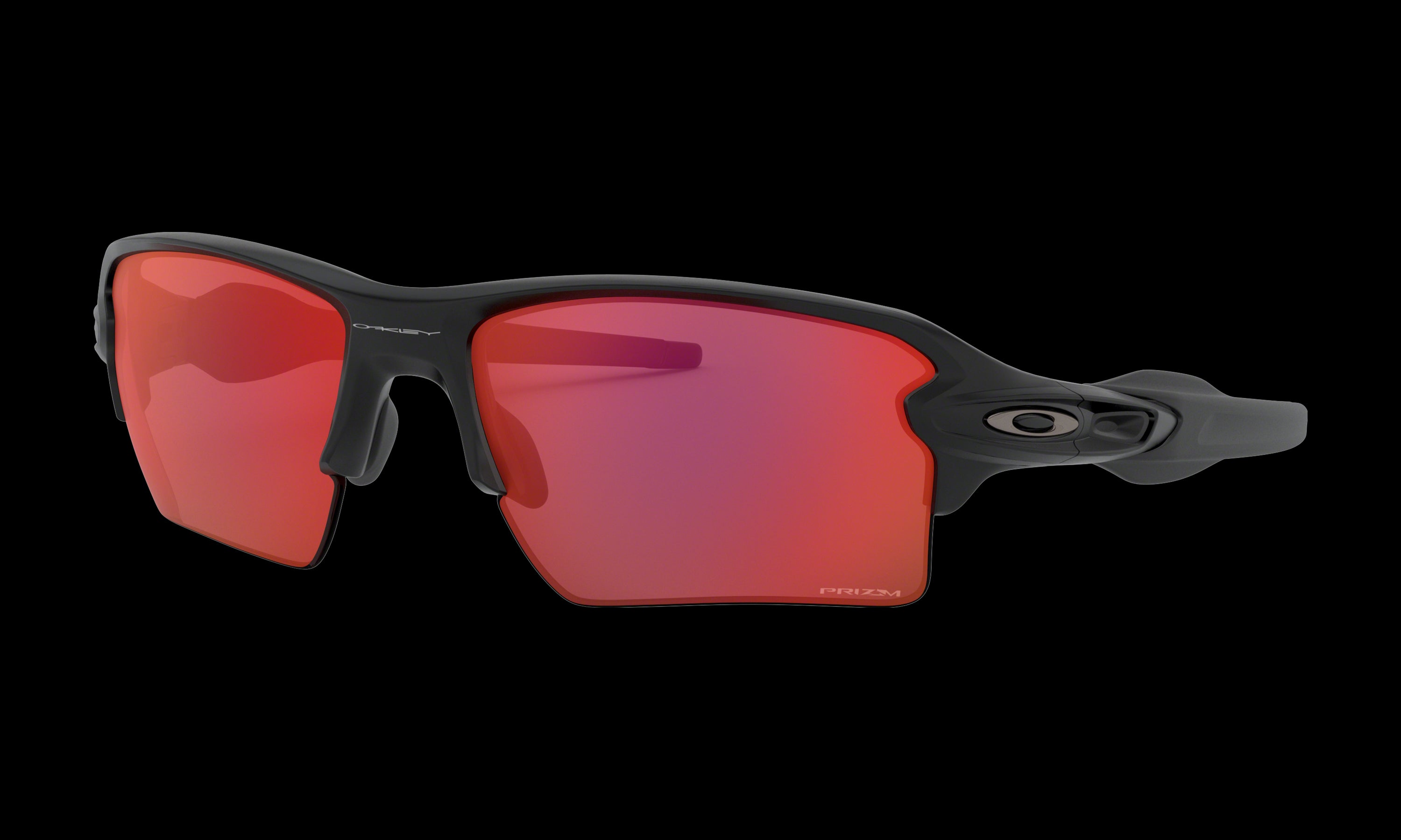 Men's Oakley Flak 2.0 XL Sunglasses in Matte Black Prizm Trail Torch
