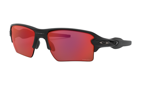 Men's Oakley Flak 2.0 XL Sunglasses in Matte Black Prizm Trail Torch