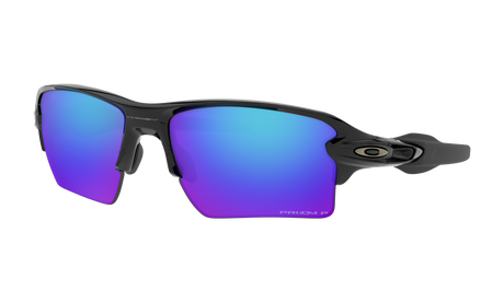 Men's Oakley Flak 2.0 XL Sunglasses in Polished Black Prizm Sapphire Polarized 
