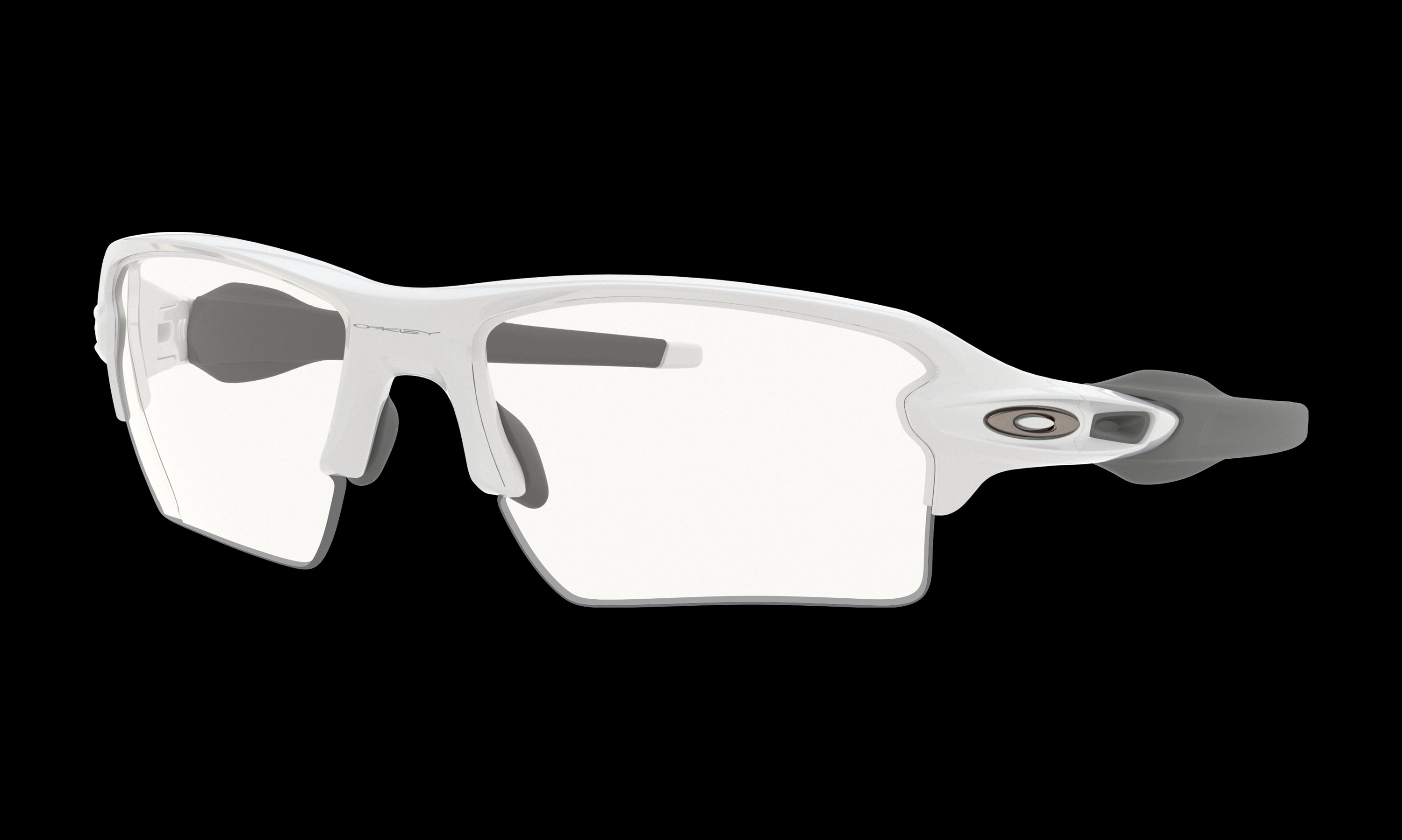 Men's Oakley Flak 2.0 XL Sunglasses in Polished White Clear