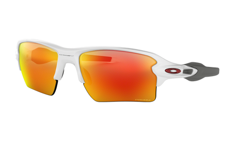 Men's Oakley Flak 2.0 XL Sunglasses in Polished White Prizm Ruby