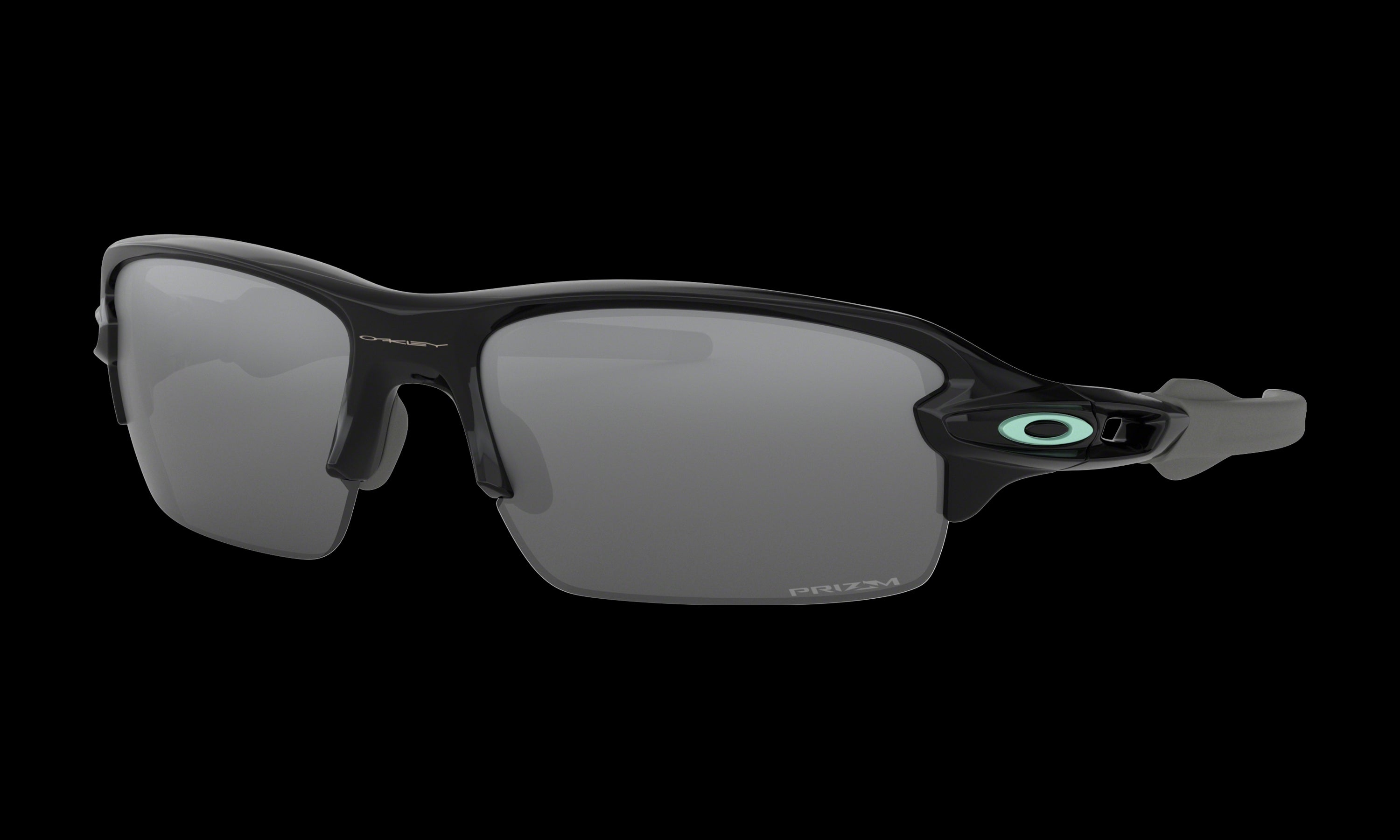 Men's Oakley Flak XS Sunglasses in Polished Black Prizm Black 