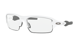 Men's Oakley Flak XS Sunglasses in Polished White Clear