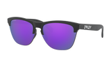Men's Oakley Frogskins Lite Sunglasses in Matte Black Prizm Violet