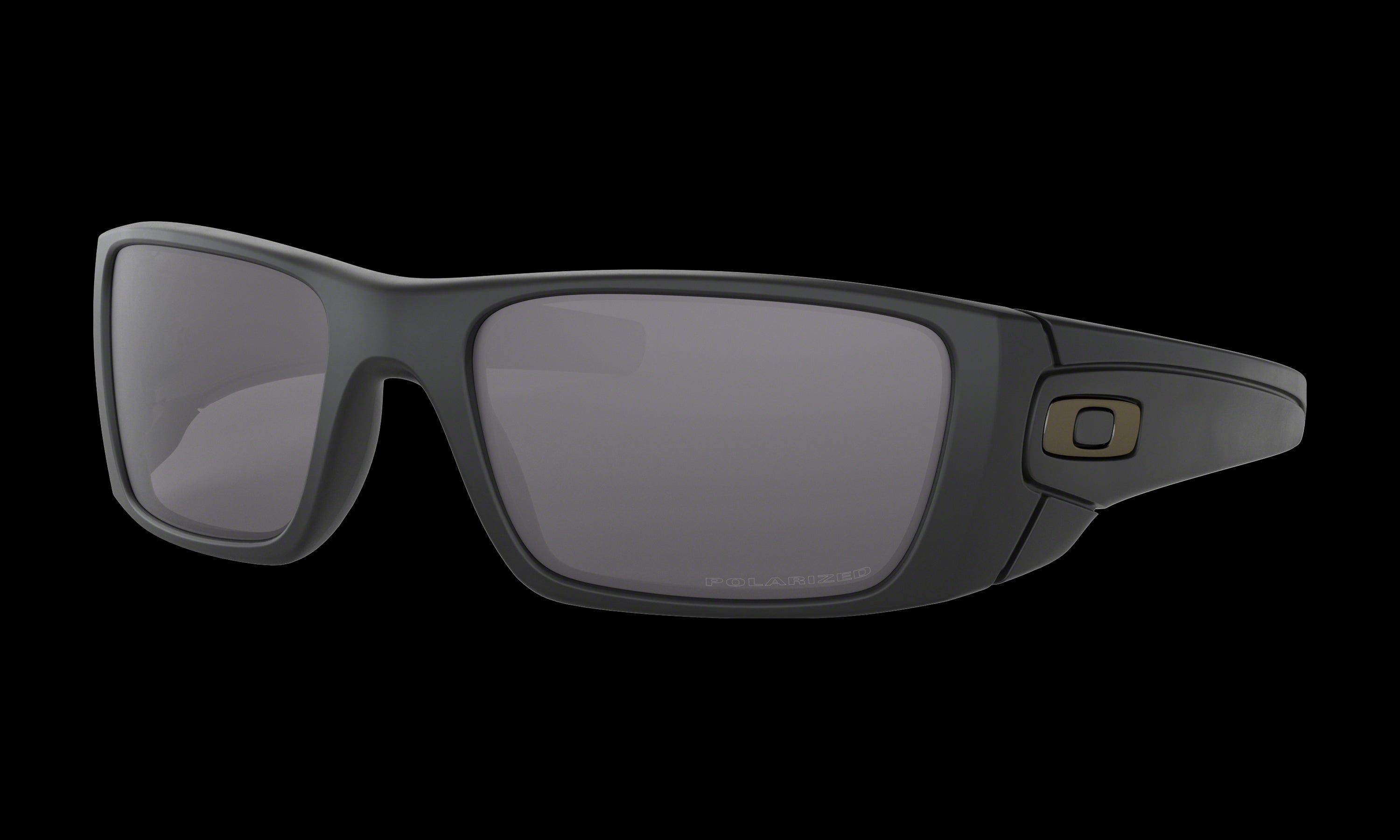 Men's Oakley Fuel Cell Sunglasses in Matte Black Grey Polarized