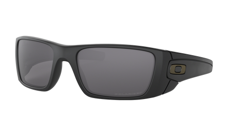 Men's Oakley Fuel Cell Sunglasses in Matte Black Grey Polarized