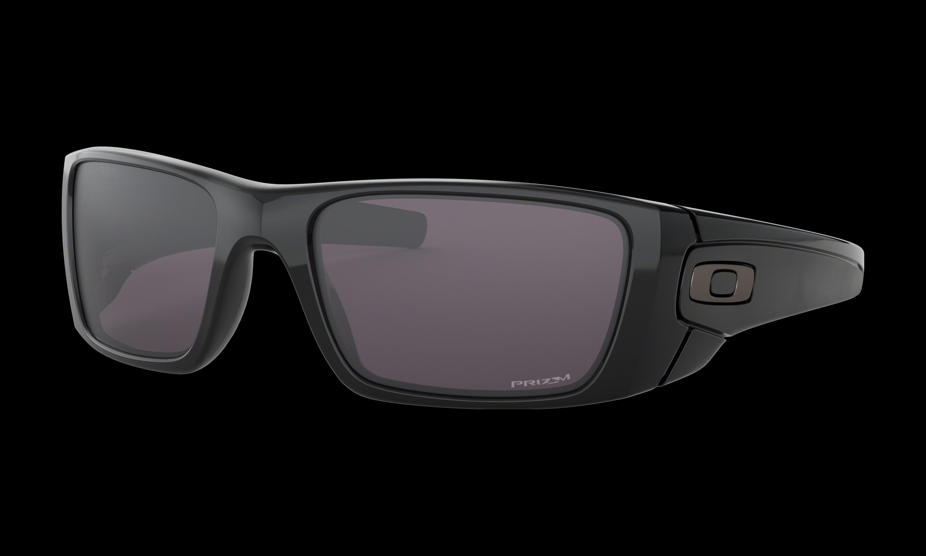 Men's Oakley Fuel Cell Sunglasses in Polished Black Prizm Grey