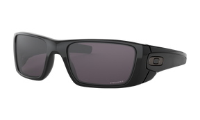 Men's Oakley Fuel Cell Sunglasses in Polished Black Prizm Grey
