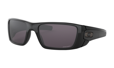 Men's Oakley Fuel Cell Sunglasses in Polished Black Prizm Grey