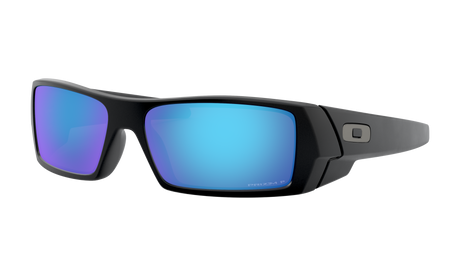 Men's Oakley Gascan Sunglasses in Matte Black Prizm Sapphire Polarized 