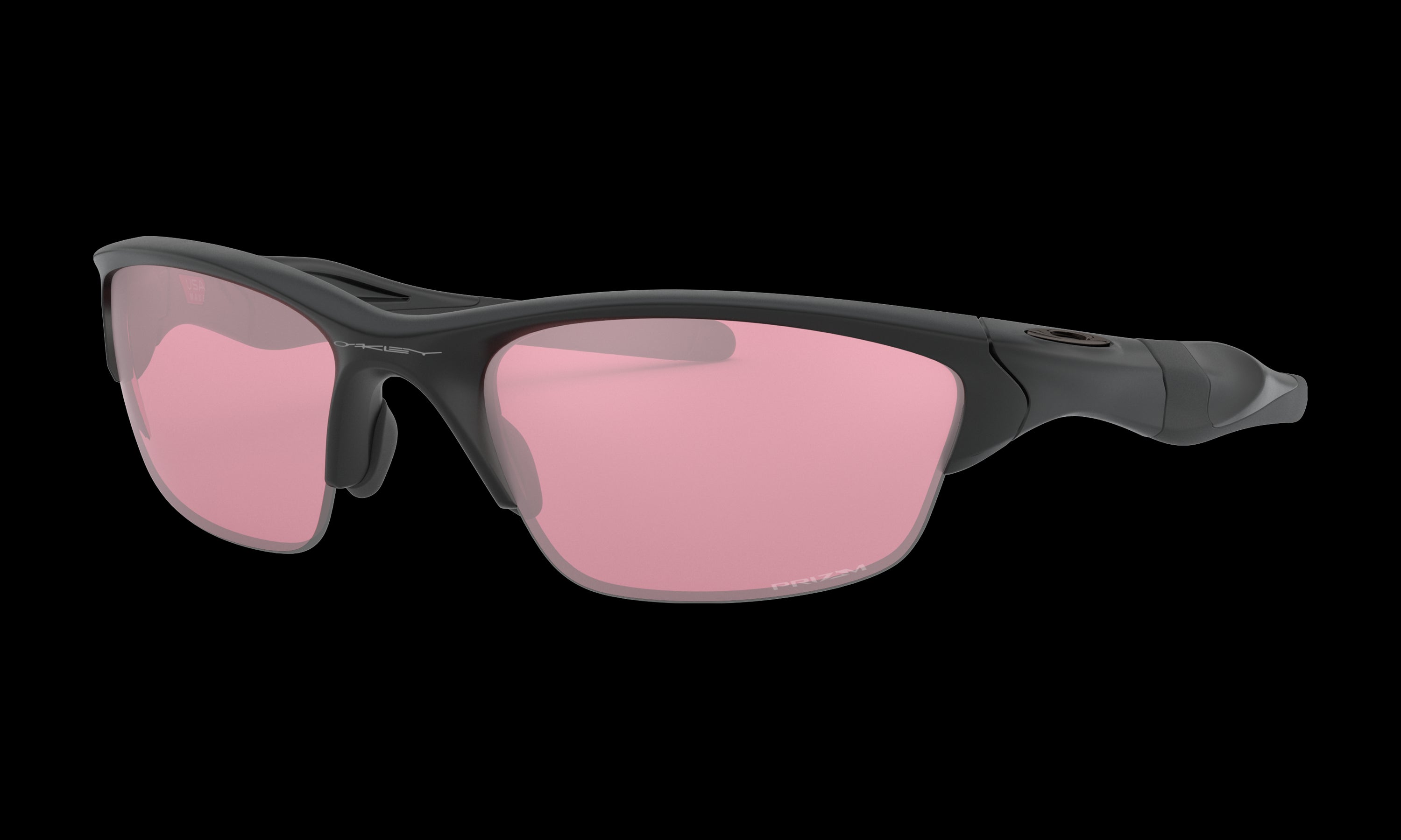 Men's Oakley Half Jacket 2.0 (Asia Fit) Sunglasses in Matte Black Prizm Dark Golf
