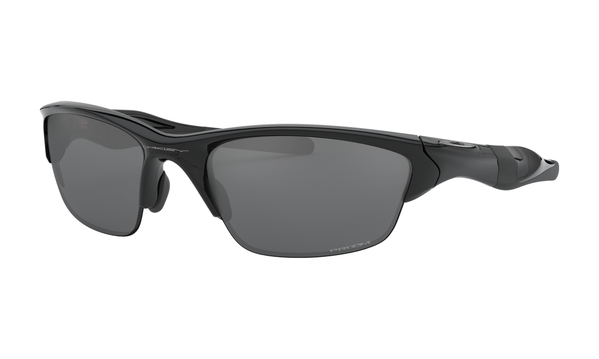 Men's Oakley Half Jacket 2.0 (Asia Fit) Sunglasses in Polished Black Prizm Black 