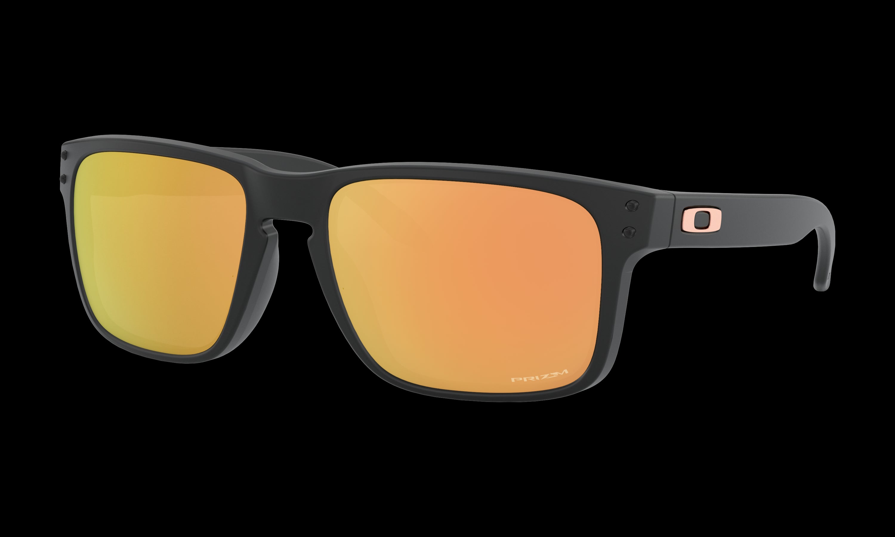 Men's Oakley Holbrook (Asia Fit) Sunglasses in Matte Black Prizm Rose Gold